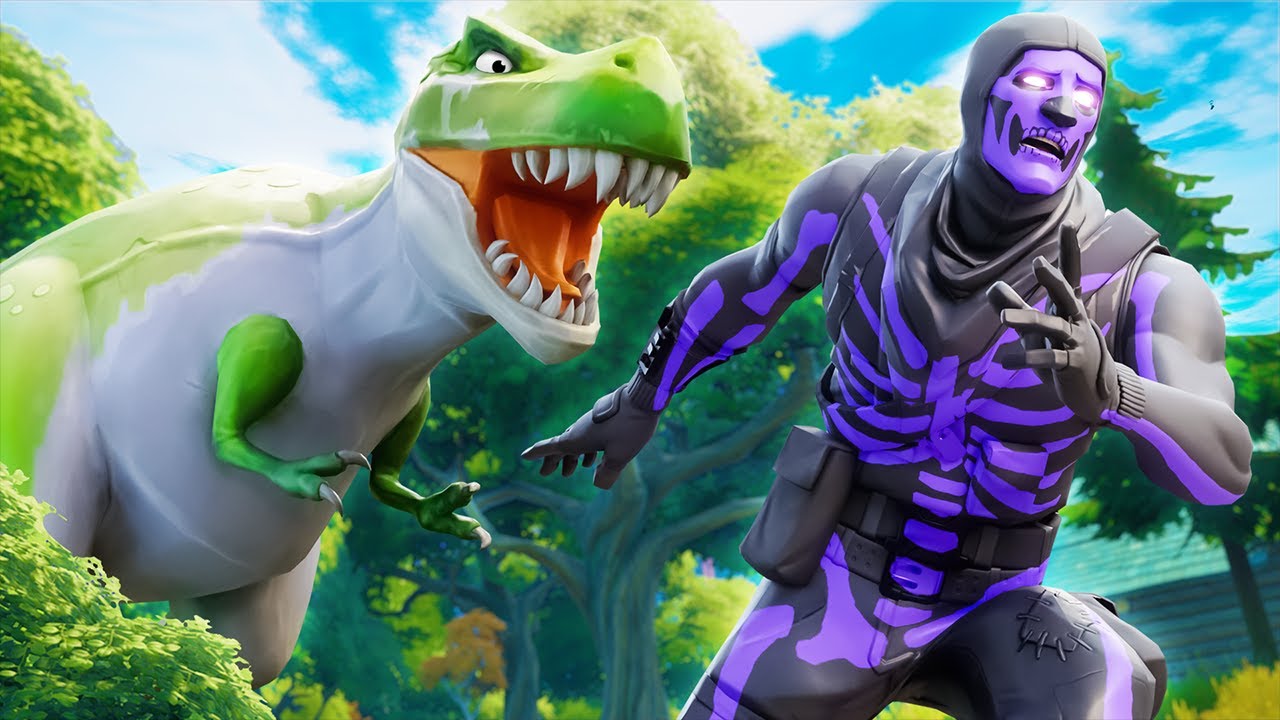 DINOSAURS in FORTNITE!!